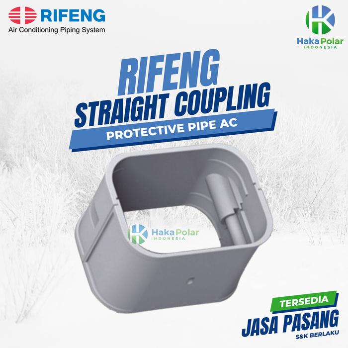 Pipe Rifeng Spring Outer Jual Straight Coupling Protective Pipe AC / Sambungan Ductpipe Putih ...