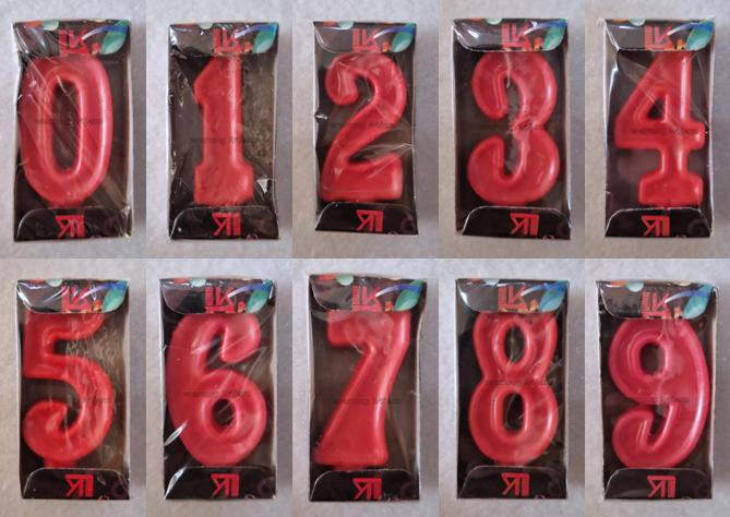 Gambar Lilin angka pesta ulang tahun warna merah ultah murah part 5 dari Warung-24jam undefined Tokopedia