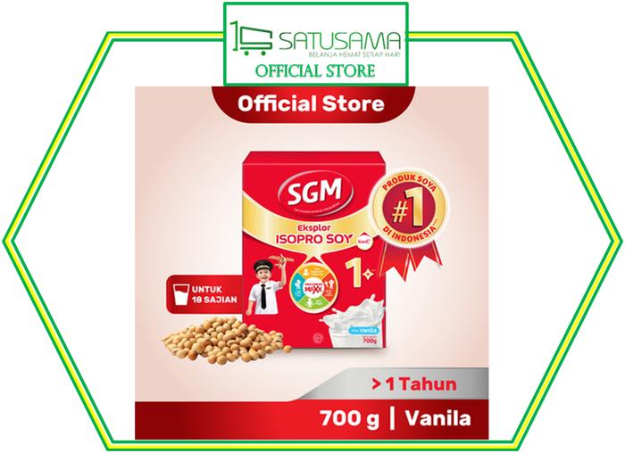 Gambar SGM EKSPLOR SOYA 1-5 TAHUN - VANILA 400 G dari SatuSama Milk Diapers undefined 5 Tokopedia