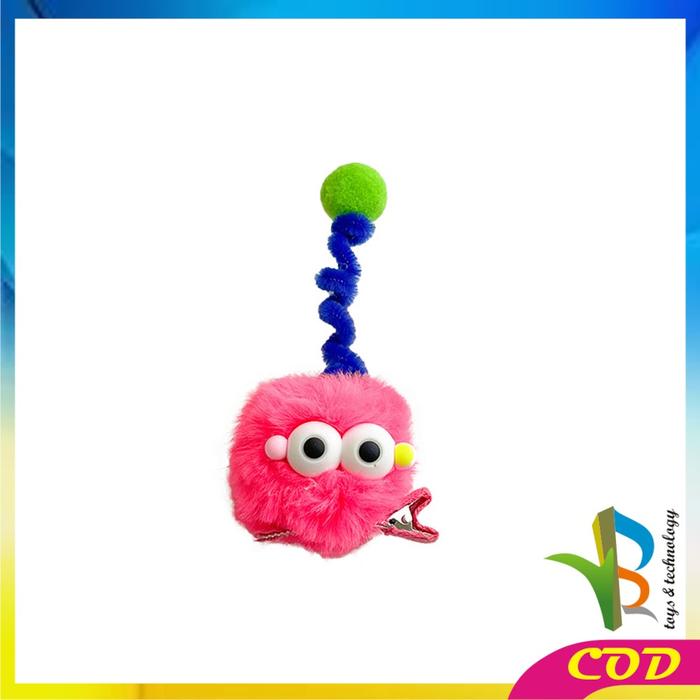 Gambar [COD] RB C1067 Jepit Rambut Anak Fluffy Bulu Lembut Motif Boneka Lucu - PINK TUA dari RB TOYS AND TECHNOLOGY undefined Tokopedia