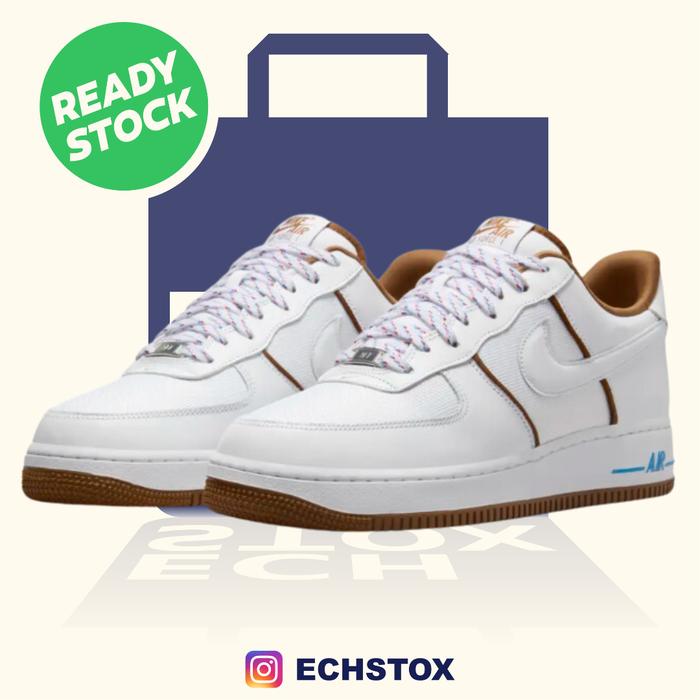 Sepatu Air Force One Low Lux Nike Air Force Lux 07 'Buaya' 315583-221