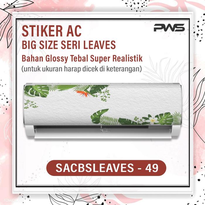 Gambar Sticker AC Rumah Seri Leaves Custom Printing Pancawarna/Stiker AC Dekorasi Rumah - SACBLEAVES-49 dari pancawarnaprinting undefined Tokopedia