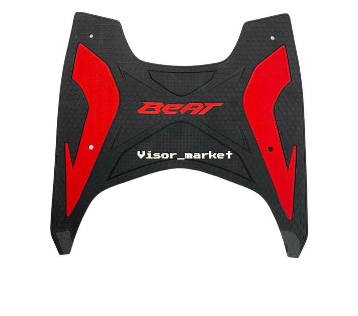 Gambar KARPET BEAT NEW 2020 2021 2022 ALAS KAKI BEAT NEW BEAT SREET BEAT DELUXE DECKPAD PIJAKAN KAKI BEAT NEW - Merah dari Visor Market undefined Tokopedia