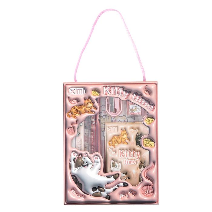Gambar Set ATK / Alat Tulis Stationary Anak / ATK Anak Set / Hadiah ATK Anak - Pink 6 In 1 dari HEXACK undefined Tokopedia