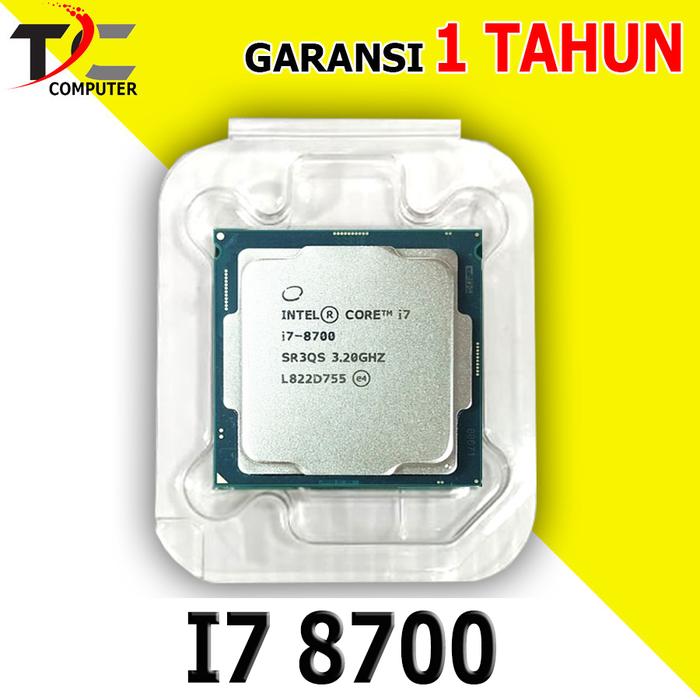 Gambar Processor CPU intel Core I7 8700 Socket LGA 1151 Gen 8 - i7 8700 dari TECH COMP JAYA undefined Tokopedia