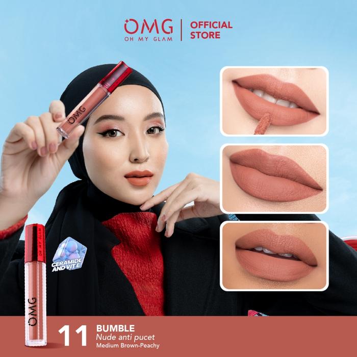 Gambar OMG LIP CREAM OH MY GLAM LIP MATTE KISS 3,5 GR - no 11 dari WIN SHOP SOLO undefined Tokopedia