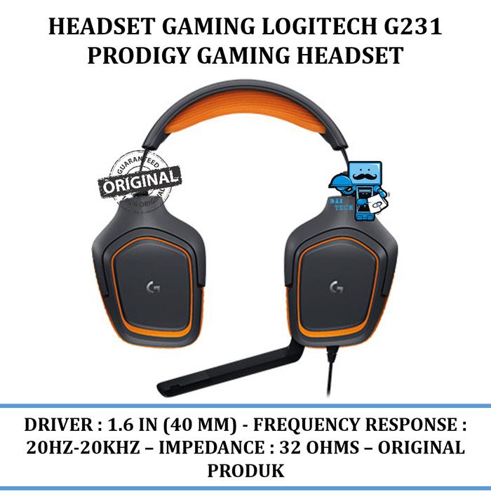 Logitech Headset G231 Headphones G231 Headset Logitech G G231 Jual