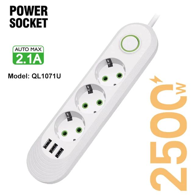 Gambar Stop Kontak Terminal Listrik Colokan USB Type C EU Plug Flame Retardant 10A 3 4 8 10 Lubang Soket - 3 Port dari WATCHFORYOU Official undefined Tokopedia