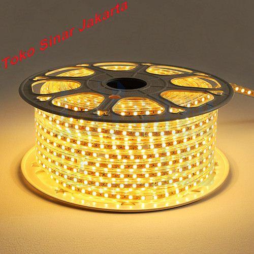 Gambar Lampu LED Strip SMD 5050 Selang Light Lamp Outdoor KUNING METERAN - LED Strip  dari Toko Sinar Jakarta undefined Tokopedia