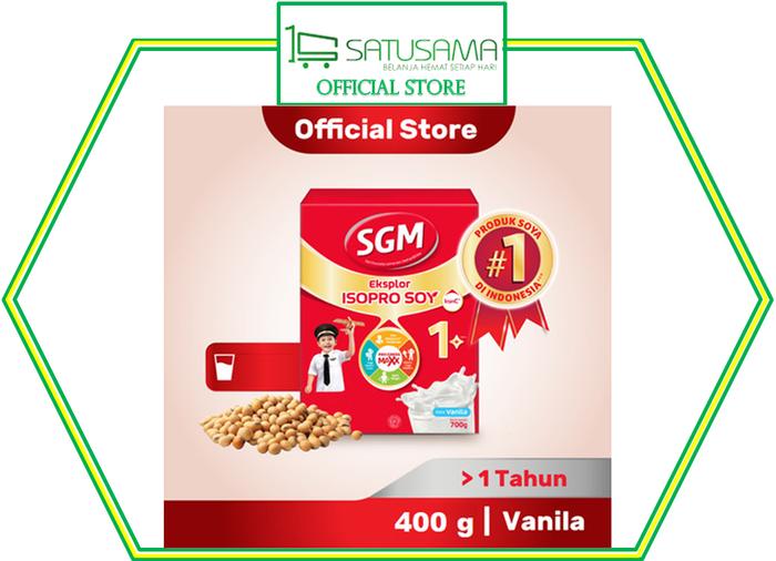 Gambar SGM EKSPLOR SOYA 1-5 TAHUN - VANILA 400 G dari SatuSama Milk Diapers undefined 4 Tokopedia