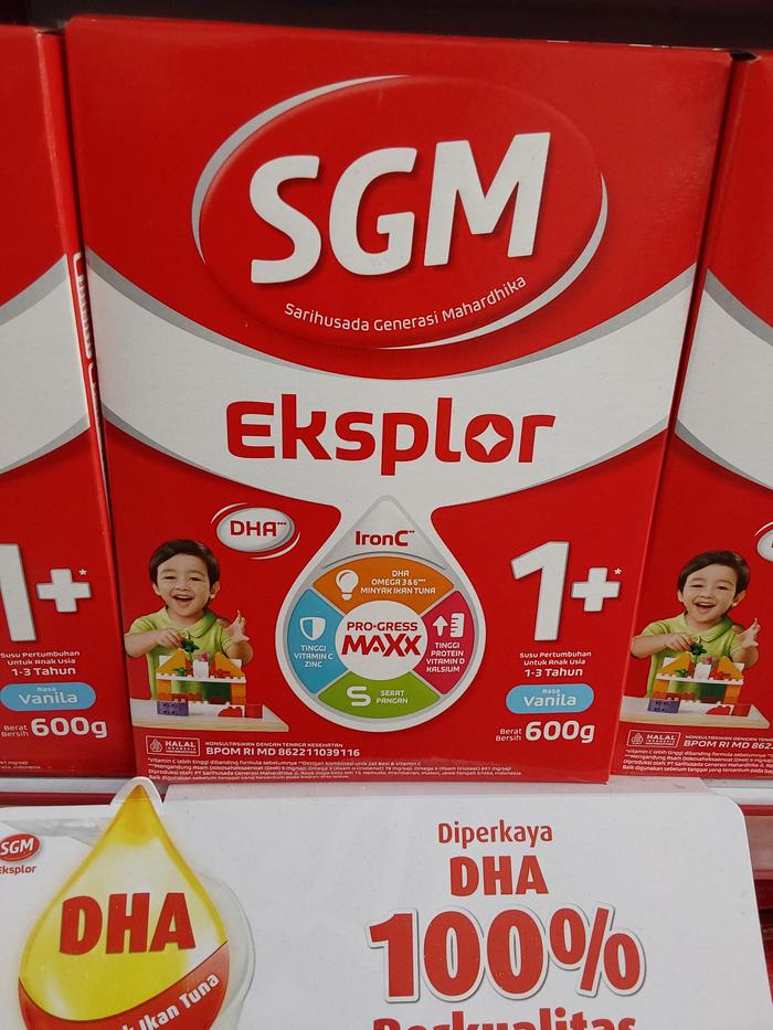 Gambar SGM EKSPLOR 1+ VANILA 600GR dari Jambe Junction undefined Tokopedia