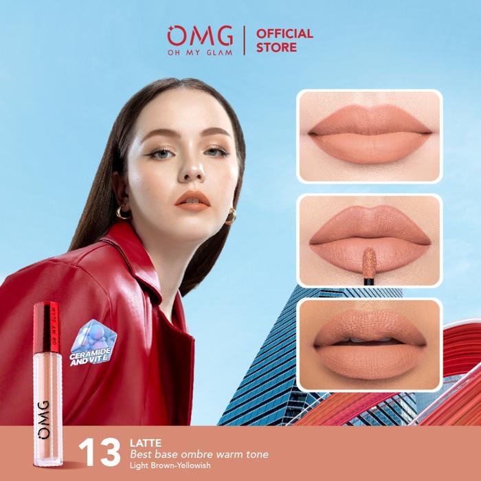 Gambar OMG LIP CREAM OH MY GLAM LIP MATTE KISS 3,5 GR - no 13 dari WIN SHOP SOLO undefined Tokopedia