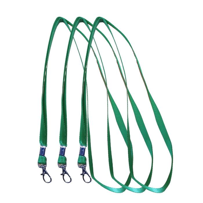 Gambar Tali ID Card / Tali Name Tag / Tali ID card Kait 1 cm - Hijau dari gomall.id undefined Tokopedia