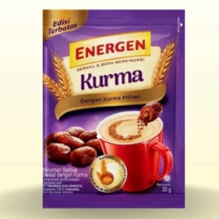 Gambar ENERGEN SEREAL KURMA ISI 10 SACHET @ 30 G GR GRAM - 1 SACHET dari athaliasueshop undefined Tokopedia