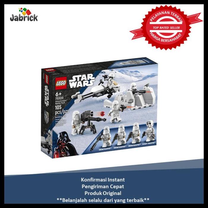 Gambar Lego 75320 Snowtrooper Battle Pack Good Product dari ERNI DROS undefined Tokopedia