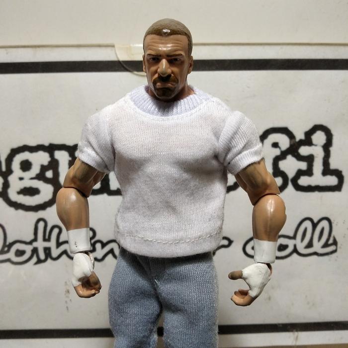 Gambar T-shirt/Kaos + Celana action Figure 1/10 - Putih Abu, 1/10 dari Agushofi undefined Tokopedia