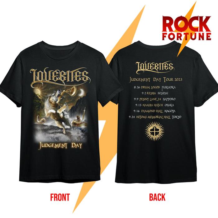 Jual Band T Shirt LOVEBITES judgement day – 100% COTTON