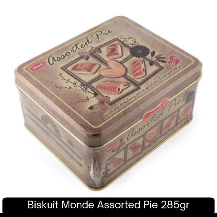 Gambar Kue Kaleng Biskuit Monde Assorted Pie 285gr dari starletto undefined Tokopedia
