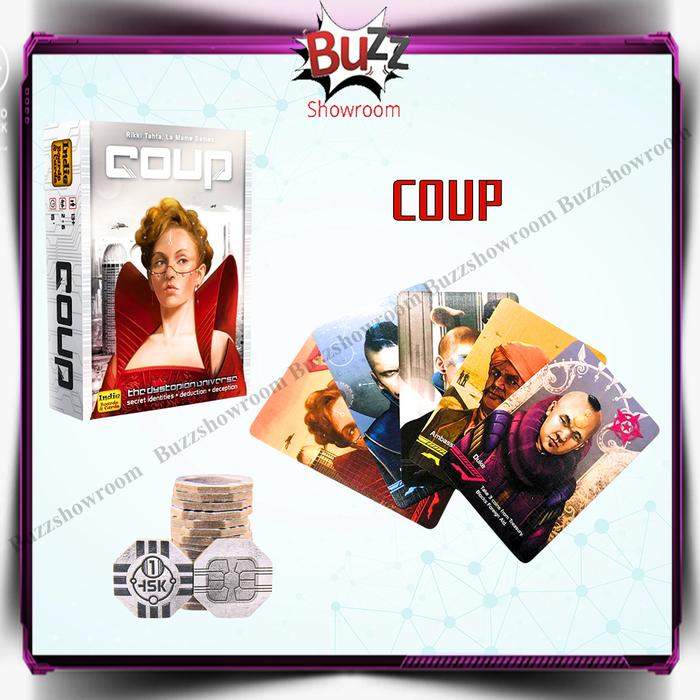 Gambar Coup Board Game Card Games - Coup dari Buzzshowroom undefined Tokopedia