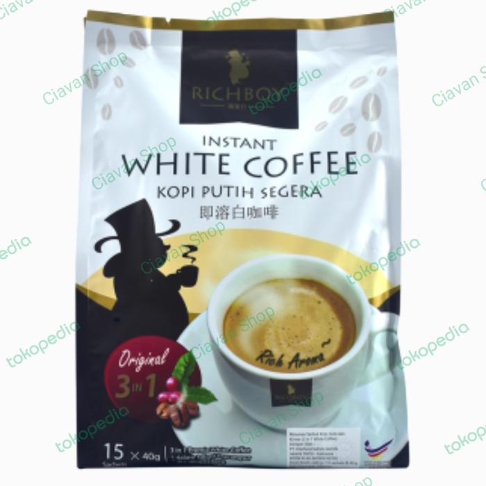 Gambar Rich Boy White Coffee Instant 3in1 / Richboy Instant White Coffee 15s dari Ciavan Shop undefined Tokopedia