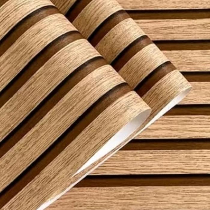 Gambar wallpaper dinding motif wpc serat kayu - 02 dari wallpaper tangerang undefined Tokopedia