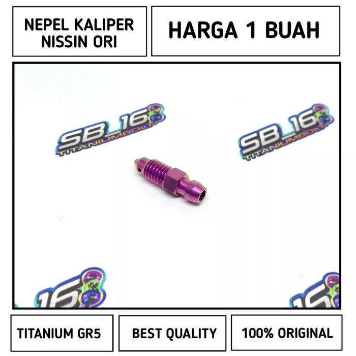 Gambar NEPEL KALIPER HONDA/NISSIN TITANIUM - pink dari Serbaguna16 undefined Tokopedia