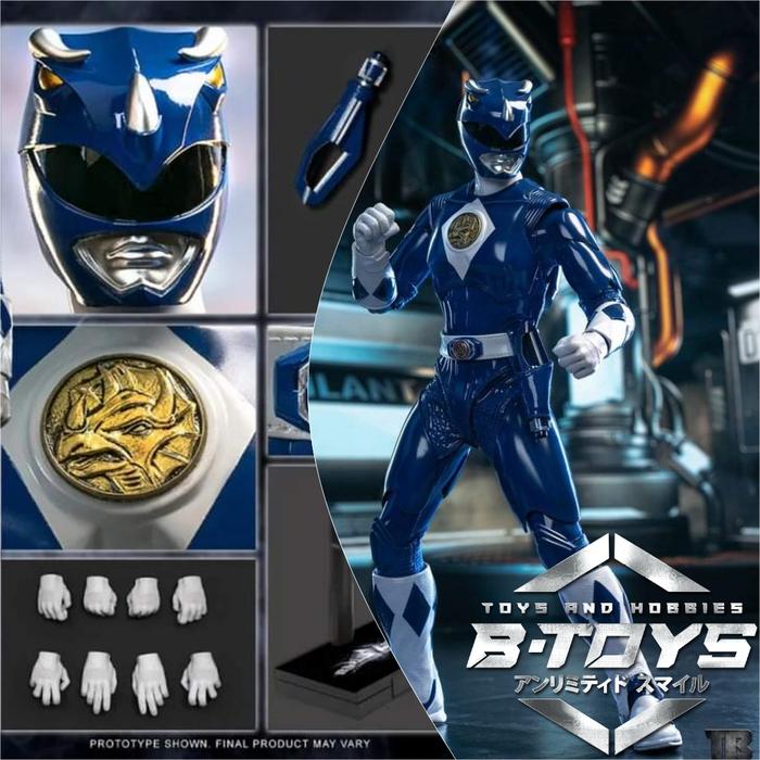 Gambar Toys Battalion TB014 1/6 Blue Torosaurus Blue ranger action figure dari B-Toys And Hobbies undefined Tokopedia
