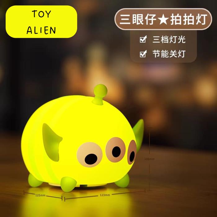Gambar Lampu Sentuh LED Pompompurin Tsum Tsum Pooh Lotso Alien | LED Touch Lights Tsum Tsum USB Charging - green alien dari Mega Indo Grosir undefined Tokopedia