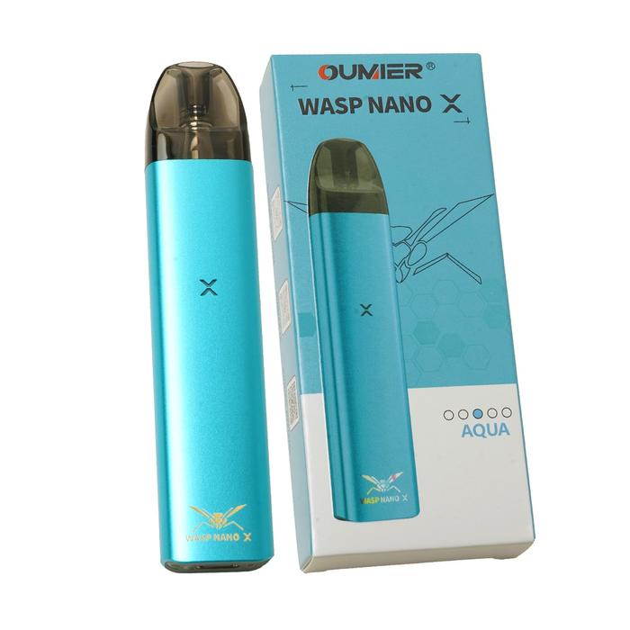 Gambar Pod Vape Vapor Wasp Nano X Pod Kit 1000mAh 2ML Authentic By Oumier - AQUA dari Maroonvape undefined Tokopedia