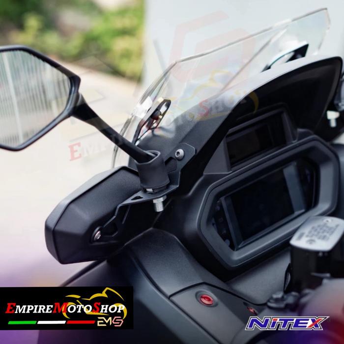 Gambar Nitex Braket Spion New Xmax Xmax250 2023 Connected Mirror Bracket dari Empiremotoshop undefined Tokopedia