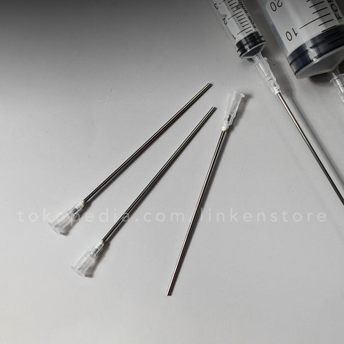 Gambar Flat Tip Needle / Jarum Tumpul - Kepala Suntikan Spuit untuk Pemindah Decant Parfum / Tinta Printer / Teknik - 1 pcs dari Linken Store Jakarta undefined Tokopedia