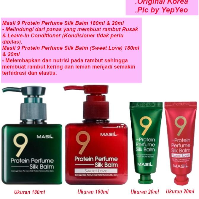 Gambar Super Shipping Masil 9 Protein Perfume Silk Balm - 20ml - Hijau dari syafiraofconline undefined Tokopedia