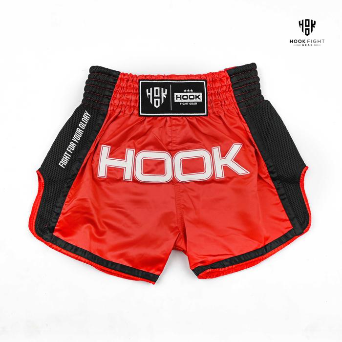 Gambar Celana Muay Thai Hook Muaythai Short Hook Celana Muay Thai Pants Kickboxing Hook Boxer Muaythai Boxing C3T - KNEE-RED, S dari Indofight undefined Tokopedia