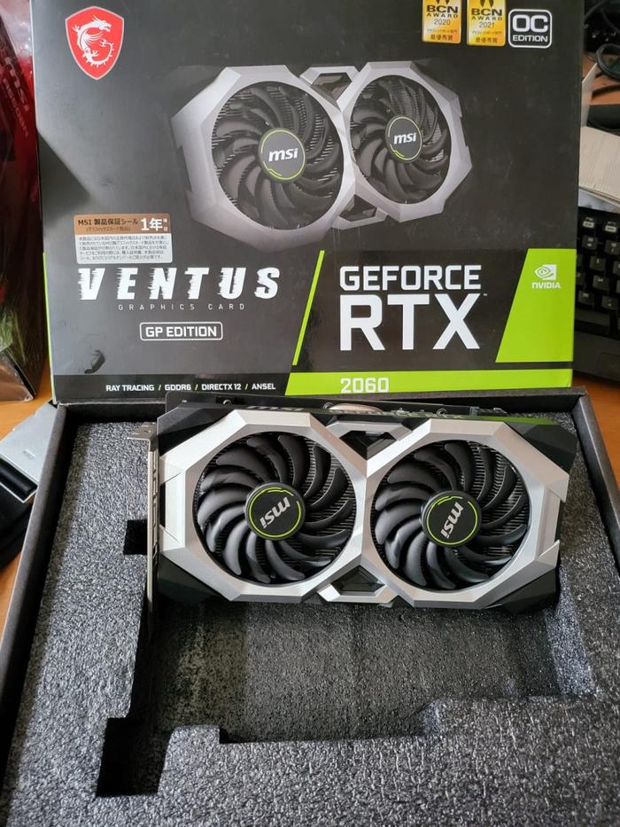 ジャンク】RTX 2060 VENTUS XS 6G OC Amazon | MSI GeForce RTX 2060