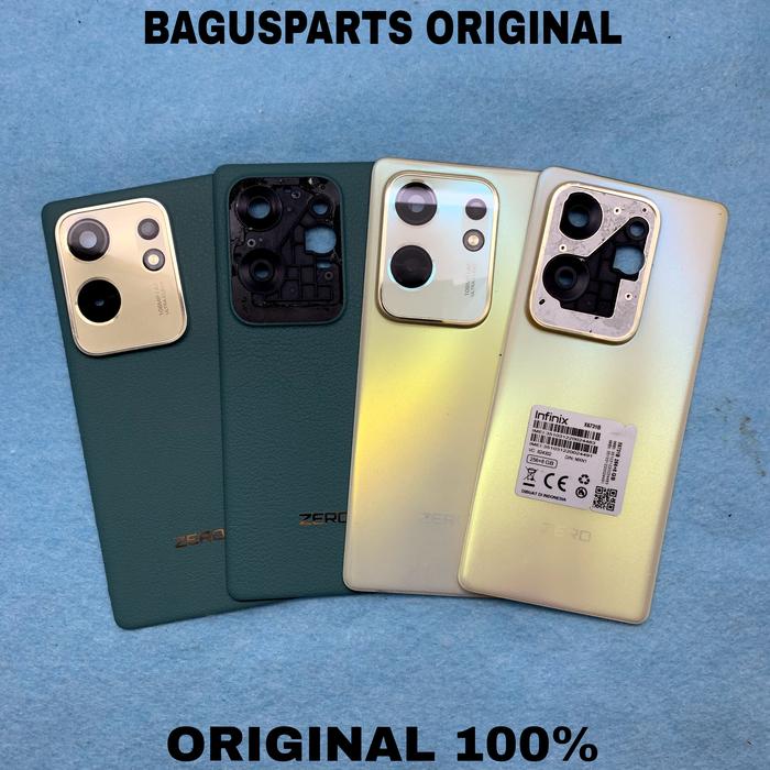 Gambar BACKDOOR CASING TUTUP BELAKANG INFINIX ZERO 30 4G ORIGINAL COPOTAN - Sunset Gold, Non Kaca dari BAGUSPARTS ORI undefined Tokopedia