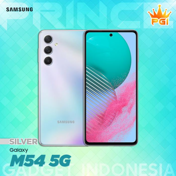 Gambar Samsung Galaxy M54 5G 8/256 Garansi Resmi Samsung Indonesia - Silver dari Prince Gadget Indonesia undefined Tokopedia