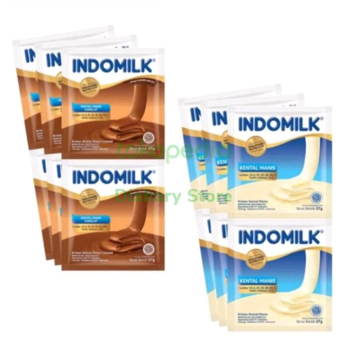 Gambar Susu IndomiLk - susu kental manis - Plain (Putih), 6x37gr dari Diahary Store undefined Tokopedia