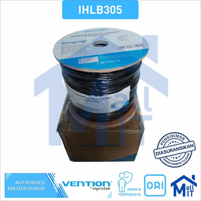 Gambar Vention Kabel Lan Ethernet RJ45 Cat6 Cat 6 UTP 1Gbps 305M ROLL IHBL IHLB - IHLB dari Mall IT Medan undefined Tokopedia