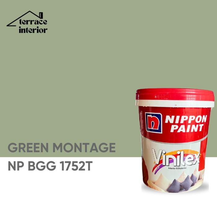 Gambar Cat Tembok Vinilex 5000 Interior & Exterior Hijau 5 Kg - GREEN MONTAGE dari Terrace Interior undefined Tokopedia
