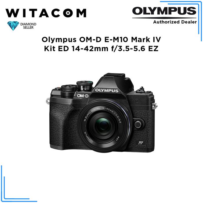 Gambar Olympus OM-D E-M10 Mark IV / OM-D E-M10 Mark 4 kit ED 14-42mm f/3.5-5.6 EZ - Hitam dari Witacom undefined Tokopedia