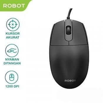 Gambar Robot M102 Mouse Wired Business Office 1200DPI Mouse Kabel USB - Robot M102 dari Akar Jaya Bandung undefined Tokopedia
