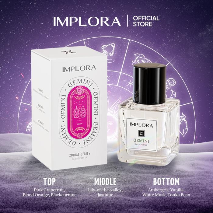 Gambar Implora Zodiac Series Eau De Parfum (EDP) | Parfum Implora - ♊Gemini dari Mega Beauty Fashindo undefined Tokopedia