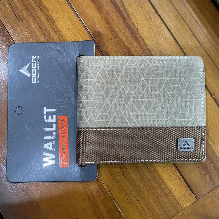 Gambar Dompet Pria Eiger Geometrica 910003162 Slim Wallet Brown Original - Brown dari Original Tas Store undefined Tokopedia