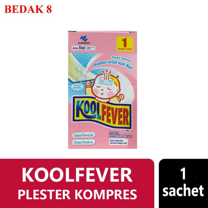 Gambar KOOLFEVER Bayi | Anak-anak |  Kool Fever | Plester Kompres Demam Sachet - BAYI dari BEDAK 8 undefined Tokopedia