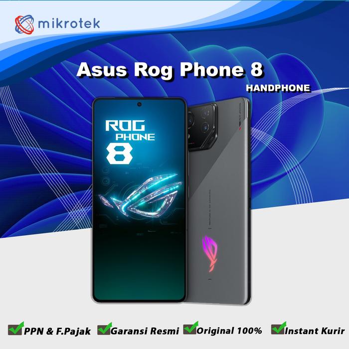 Gambar Asus Rog Phone 8 / Rog Phone 8 Pro / 8 Promo Edision 12/256 16/512 24gb AI2401-1A011ID - 12/256 Rog8 Gry dari MIKROTEK undefined 5 Tokopedia