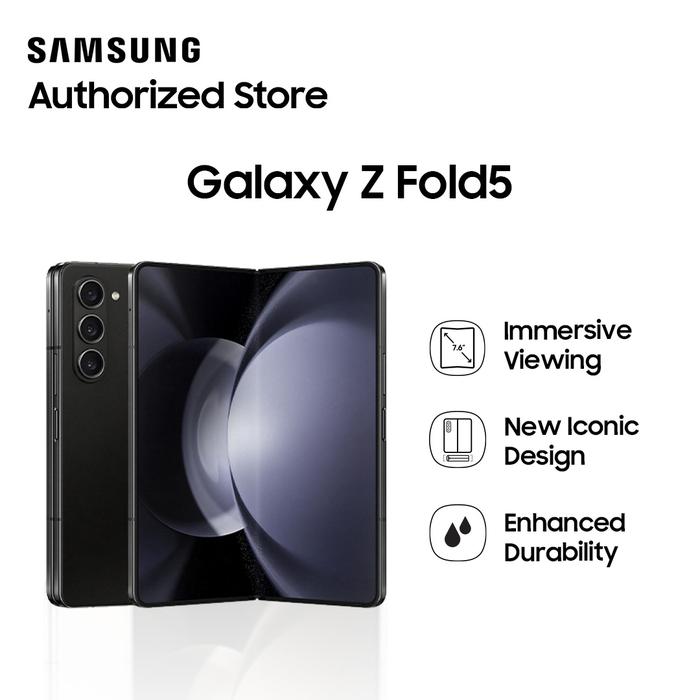 Gambar Samsung Galaxy Z Fold5 5G 12/256GB - BLACK dari Union Smartphone Store undefined Tokopedia