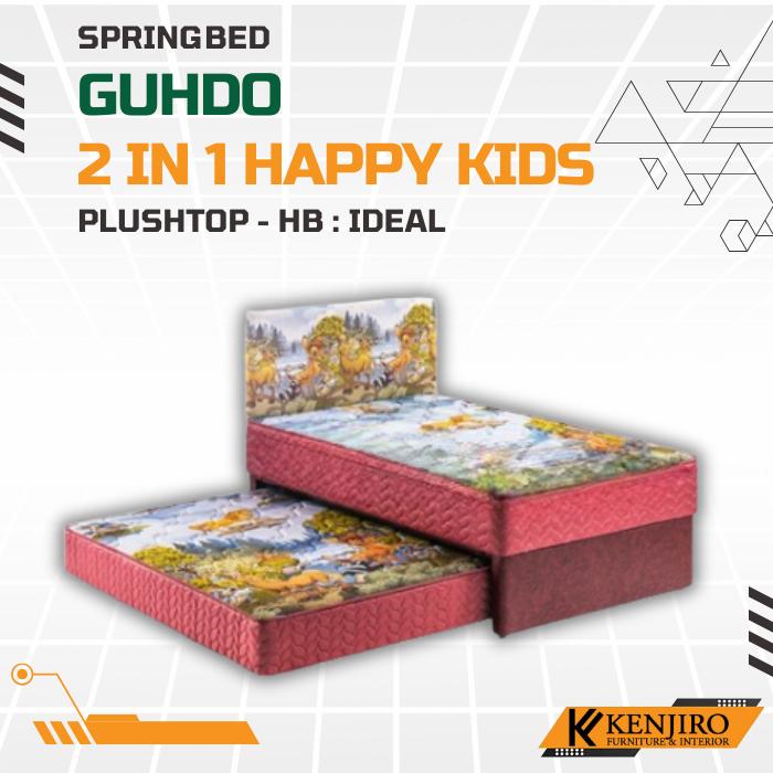 Gambar Kasur Springbed Guhdo 2in1 Happy Kids Plush Top Knock Down Fullset - Ideal, 90x200 dari Kenjiro Furniture &amp; Interior undefined Tokopedia