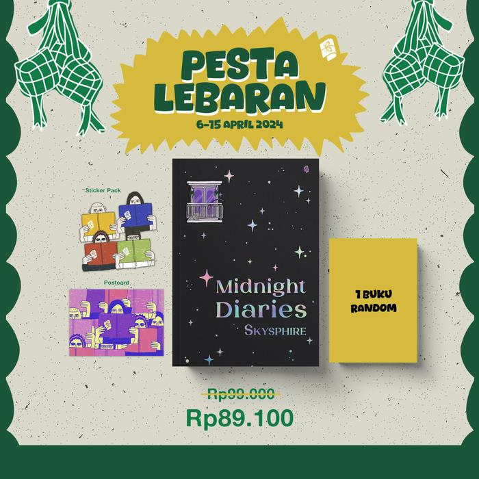 Gambar PRE ORDER 6-15 APRIL - Pesta Lebaran - Bumi Fiksi - MIDNIGHT DIARES dari bumifiksijakarta undefined Tokopedia
