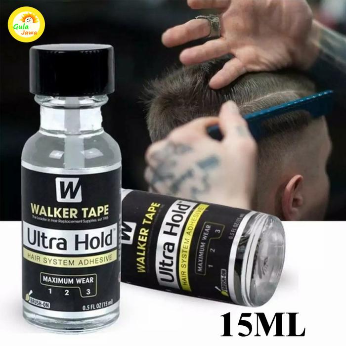 Gambar Lem Cair Ultra Hold 15ml Walker Tape Toupee Wig Rambut Palsu - Tahan Air dan Matte dari Gula Jawa0601 undefined Tokopedia
