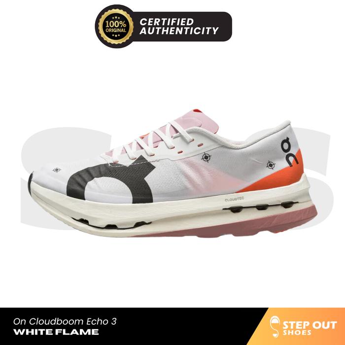 Gambar Sepatu Running On Cloud boom Echo 3 White Flame dari StepOutShoes undefined Tokopedia